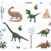 image:imageLuvable Friends Little Treasure Flannel Receiving Blankets 7pkDinosaur Green