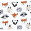 image:imageLuvable Friends Little Treasure Flannel Receiving Blankets 7pkForest Woodland Gray