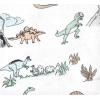 image:imageLuvable Friends Little Treasure Flannel Receiving Blankets 7pkGray Dinosaur Journey