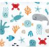 image:imageLuvable Friends Little Treasure Flannel Receiving Blankets 7pkOcean Pals