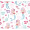 image:imageLuvable Friends Little Treasure Flannel Receiving Blankets 7pkPurple Mermaid