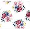 image:imageLuvable Friends Little Treasure Flannel Receiving Blankets 7pkRose Navy Bloom