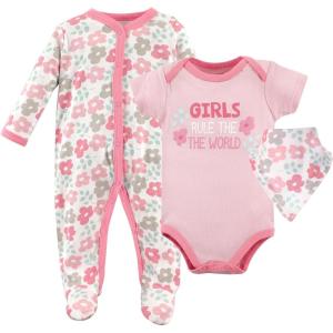 image:imageLuvable Friends Baby Sleep and Play Bodysuit and BibGirls Rule