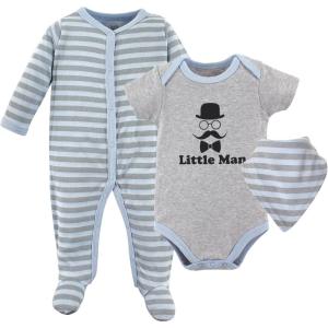 image:imageLuvable Friends Baby Sleep and Play Bodysuit and BibLittle Man