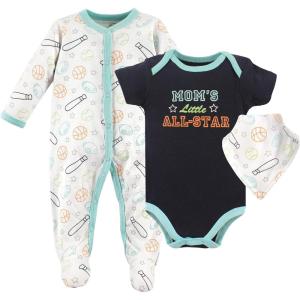 image:imageLuvable Friends Baby Sleep and Play Bodysuit and BibSports