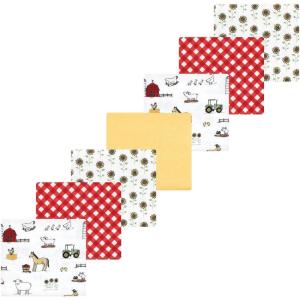 image:imageLuvable Friends Little Treasure Flannel Receiving Blankets 7pkBarnyard Farm