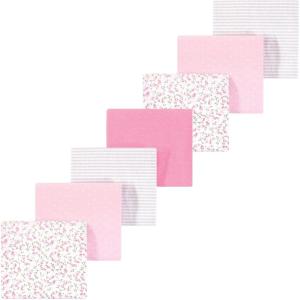 image:imageLuvable Friends Little Treasure Flannel Receiving Blankets 7pkBlossom Pink