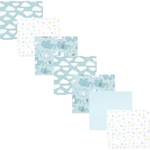 image:imageLuvable Friends Little Treasure Flannel Receiving Blankets 7pkBlue Elephant Journey