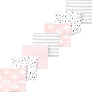 image:imageLuvable Friends Little Treasure Flannel Receiving Blankets 7pkCloudy Dream