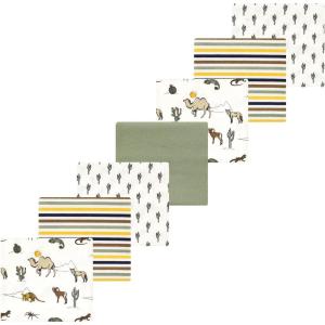 image:imageLuvable Friends Little Treasure Flannel Receiving Blankets 7pkDesert Wildlife