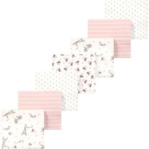 image:imageLuvable Friends Little Treasure Flannel Receiving Blankets 7pkEiffel Pink