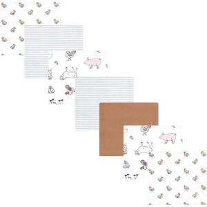 image:imageLuvable Friends Little Treasure Flannel Receiving Blankets 7pkFarm Pals