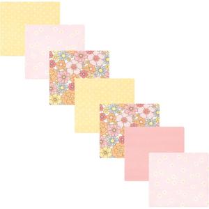 image:imageLuvable Friends Little Treasure Flannel Receiving Blankets 7pkFloral Bliss