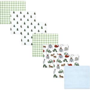 image:imageLuvable Friends Little Treasure Flannel Receiving Blankets 7pkGarden Bugs
