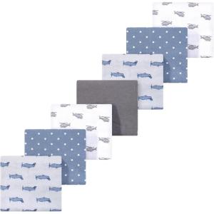 image:imageLuvable Friends Little Treasure Flannel Receiving Blankets 7pkHelicopter