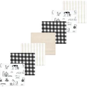 image:imageLuvable Friends Little Treasure Flannel Receiving Blankets 7pkNeutral Farm Animals
