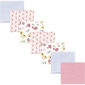 image:imageLuvable Friends Little Treasure Flannel Receiving Blankets 7pkPainted Floral