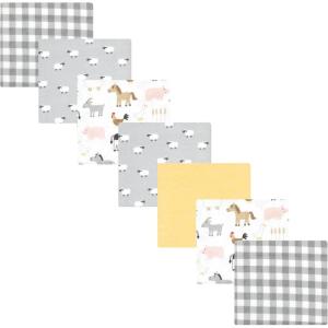 image:imageLuvable Friends Little Treasure Flannel Receiving Blankets 7pkPastoral Farm