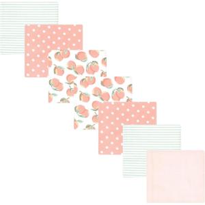 image:imageLuvable Friends Little Treasure Flannel Receiving Blankets 7pkPeach