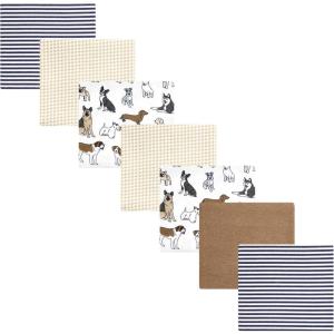 image:imageLuvable Friends Little Treasure Flannel Receiving Blankets 7pkPlayful Handsome Pups