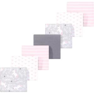 image:imageLuvable Friends Little Treasure Flannel Receiving Blankets 7pkPlayful Unicorn