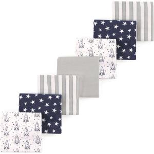 image:imageLuvable Friends Little Treasure Flannel Receiving Blankets 7pkRocket