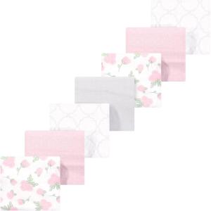 image:imageLuvable Friends Little Treasure Flannel Receiving Blankets 7pkRosy Bloom