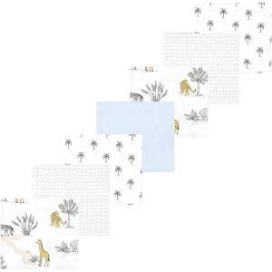 image:imageLuvable Friends Little Treasure Flannel Receiving Blankets 7pkSafari Friends