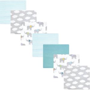 image:imageLuvable Friends Little Treasure Flannel Receiving Blankets 7pkSoft Elephant