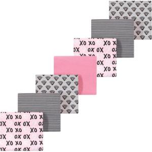 image:imageLuvable Friends Little Treasure Flannel Receiving Blankets 7pkSweetheart Kisses