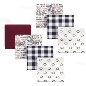 image:imageLuvable Friends Little Treasure Flannel Receiving Blankets 7pkTouchdown Football