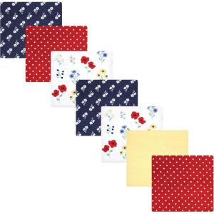 image:imageLuvable Friends Little Treasure Flannel Receiving Blankets 7pkWild Floral