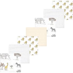 image:imageLuvable Friends Little Treasure Flannel Receiving Blankets 7pkWild Safari World