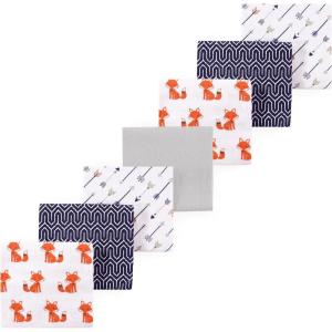 image:imageLuvable Friends Little Treasure Flannel Receiving Blankets 7pkWoodland Foxes