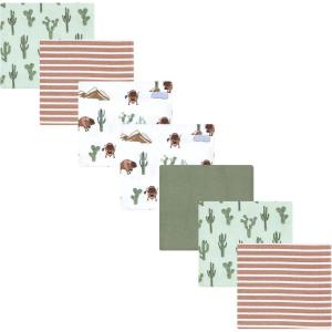 image:imageLuvable Friends Little Treasure Flannel Receiving Blankets 7pkWoodland Green