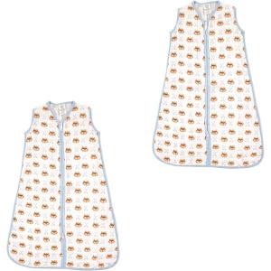image:imageLuvable Friends Unisex Baby Sleeveless Muslin Cotton Sleeping Bag Sack Blanket Fox Muslin 2Pack 1218 MonthsFox Muslin 2pack