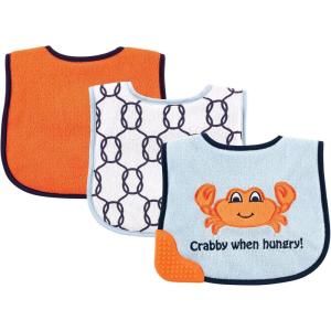 image:imageLuvable Friends Unisex BabyFeeder Bibs with TeetherCrab
