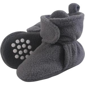 image:imageLuvable Friends Unisex Baby Cozy Fleece BootiesCharcoal