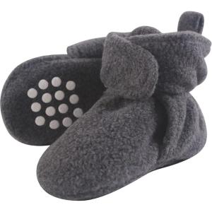 image:imageLuvable Friends Unisex Baby Cozy Fleece BootiesCharcoal Heather
