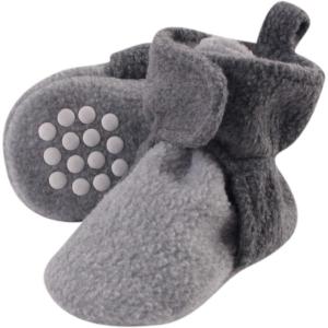 image:imageLuvable Friends Unisex Baby Cozy Fleece BootiesHeather Charcoal Heather Gray