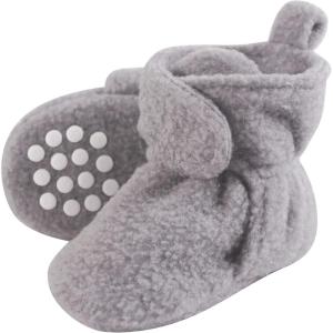 image:imageLuvable Friends Unisex Baby Cozy Fleece BootiesHeather Gray