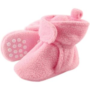 image:imageLuvable Friends Unisex Baby Cozy Fleece BootiesLight Pink