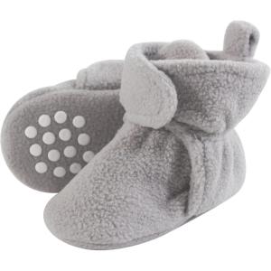 image:imageLuvable Friends Unisex Baby Cozy Fleece BootiesNeutral Gray