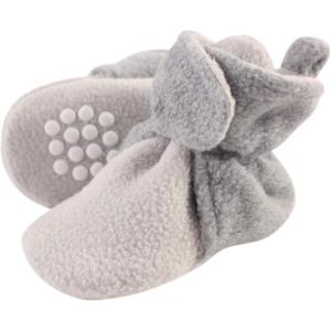 image:imageLuvable Friends Unisex Baby Cozy Fleece BootiesNeutral Gray Light Gray