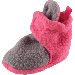 image:imageLuvable Friends Unisex Baby Fleece BootiesGray Pink