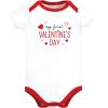 image:imageLuvable Friends Hudson Baby Bodysuits 3pkGirl Valentine Easter