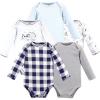 image:imageLuvable Friends Touched by Nature LongSleeve Bodysuits 5pkPolar White