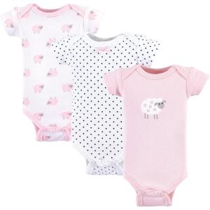 image:imageLuvable Friends Baby Preemie Bodysuit 3 PackPink Sheep