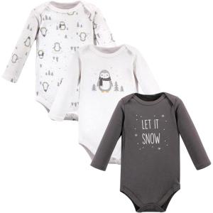 image:imageLuvable Friends Hudson Baby Bodysuits 3pkArctic Penguin