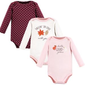 image:imageLuvable Friends Hudson Baby Bodysuits 3pkAutumn Tones